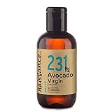 Naissance Olio di Avocado Vergine 100ml - Puro, Naturale, Vegano - Idratante naturale per Corpo, Viso, Mani e Capelli