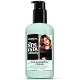 L'Oréal Paris Stylista BlowDry Crema per Capelli Termoprotettrice fino a 230°, Formula Arricchita con Olio di Semi d'Uva, 200 ml