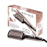 Imetec Bellissima My Pro Magic Straight Brush PB11 100 Spazzola Elettrica Lisciante, 3 Lati Esterni Riscaldati, Spegnimento automatico, Effetto Naturale, Tecnologia a Ioni, Ceramica, 160 C°- 210°C